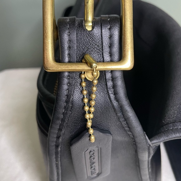 Coach Vintage Patricia’ Legacy Black Leather Shoulder Bag - Picture 4 of 12